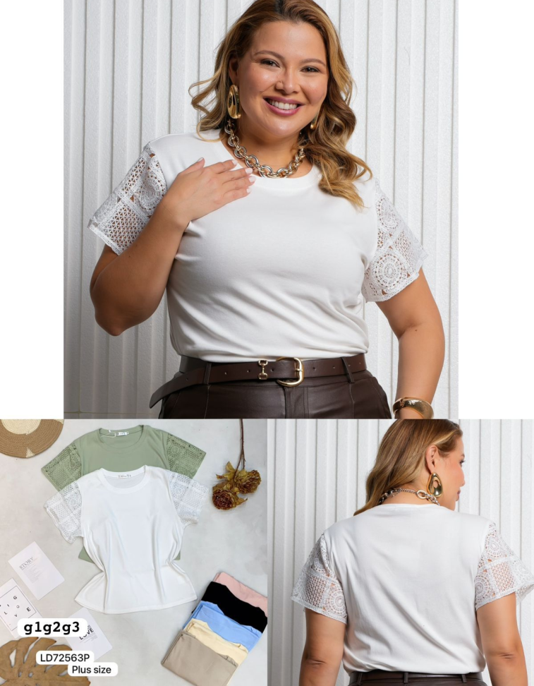 T-Shirt Algodão c/ Elastano Ref: 72563