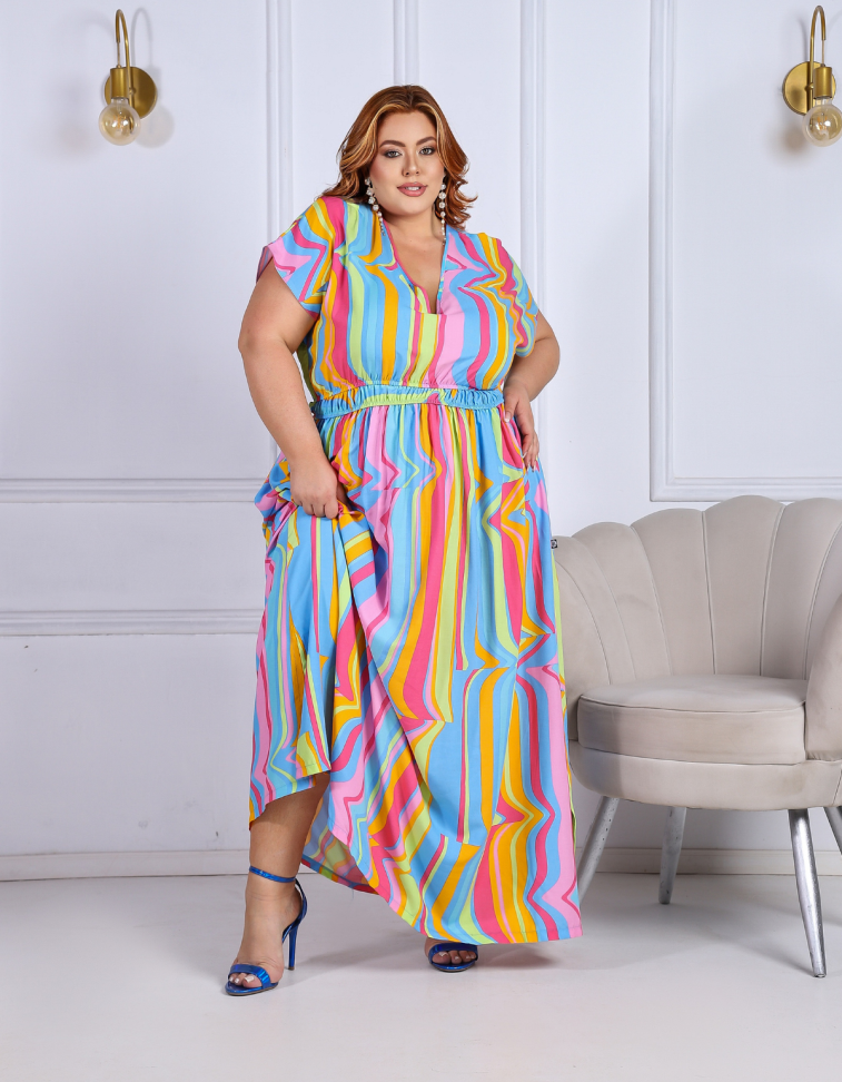 Vestido Longo Viscose Ref: 364