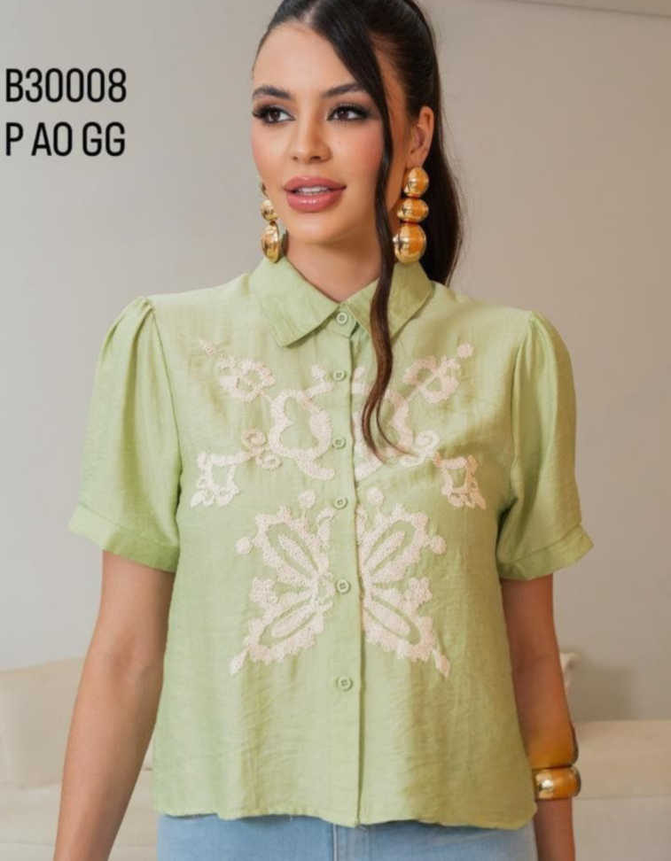 Camisa Viscose Mista Ref: 30008