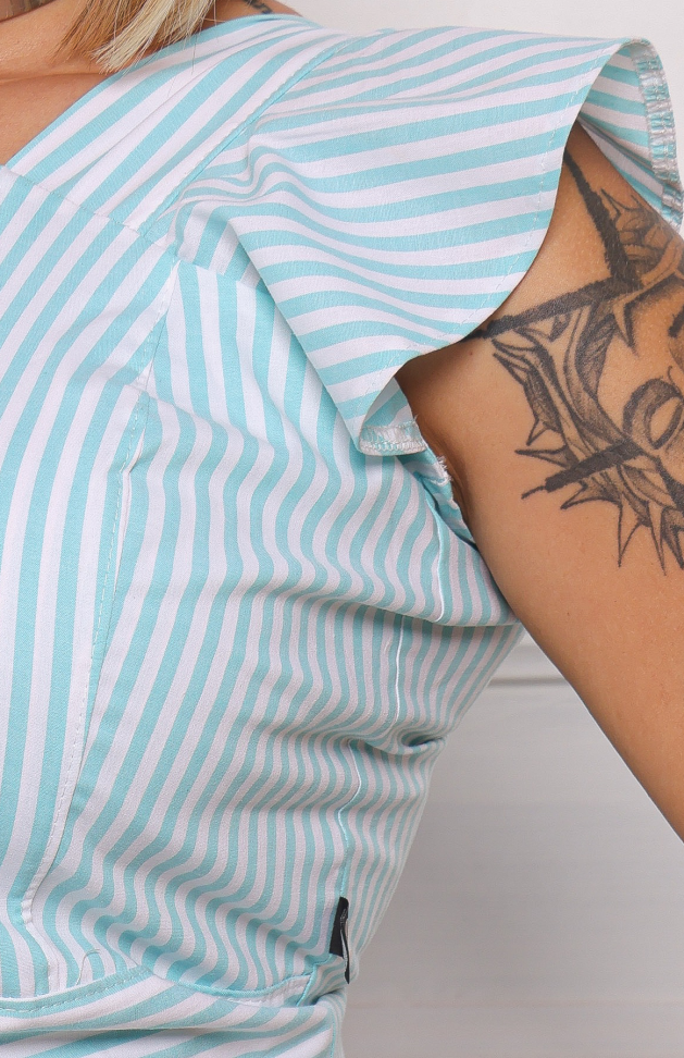 Conjunto Saia e Cropped Tricoline Forrado Ref: 532