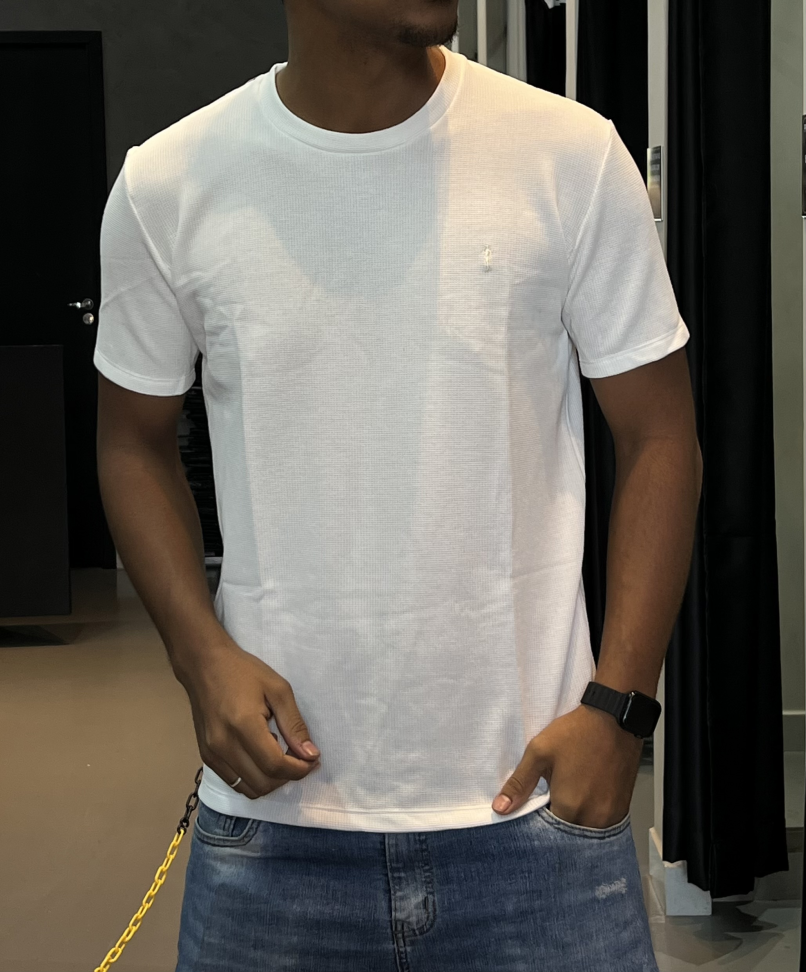 Camiseta texturizada Zip Off G