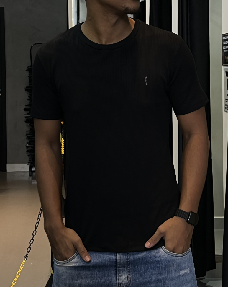 Camiseta texturizada Zip Off G