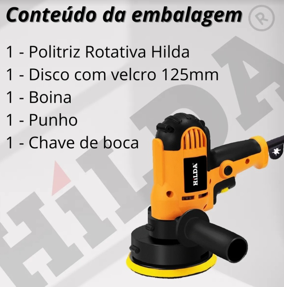 POLITRIZ LIXADEIRA 5 POLEGADAS 700 WATTS 127V. - #8