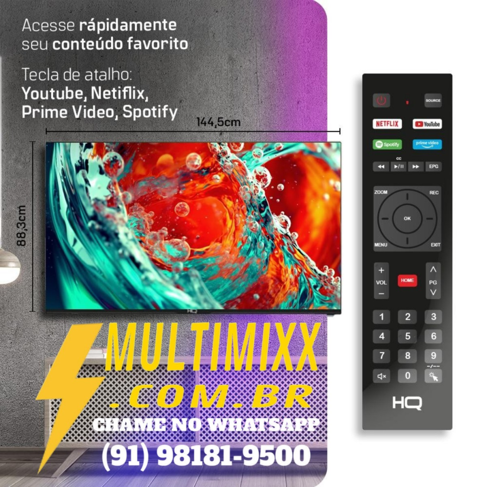 TV SMART HQ ANDROID 4K 65 POLEGADAS BIVOLT. - #5