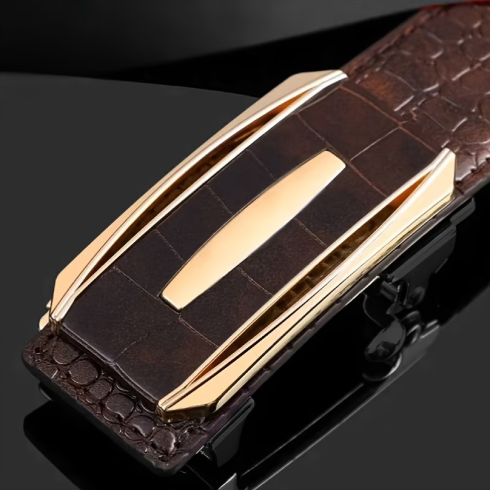 CINTO EM COURO MASCULINO SOCIAL FASHION. - #4