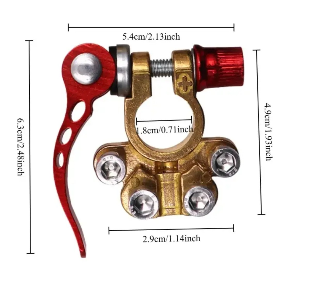 TERMINAL PARA BATERIA COM ENGATE RÁPIDO. - #2