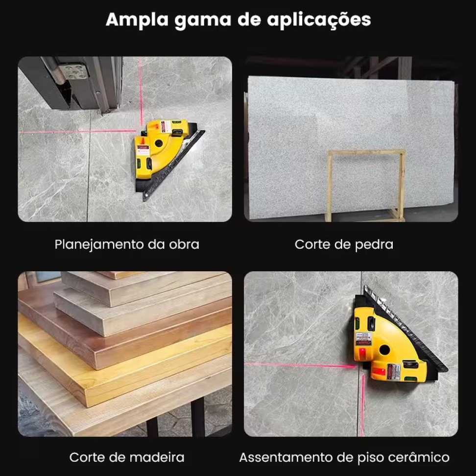 LASER MEDIDOR DE ÂNGULO RETO HOLDA 10 METROS. - #3