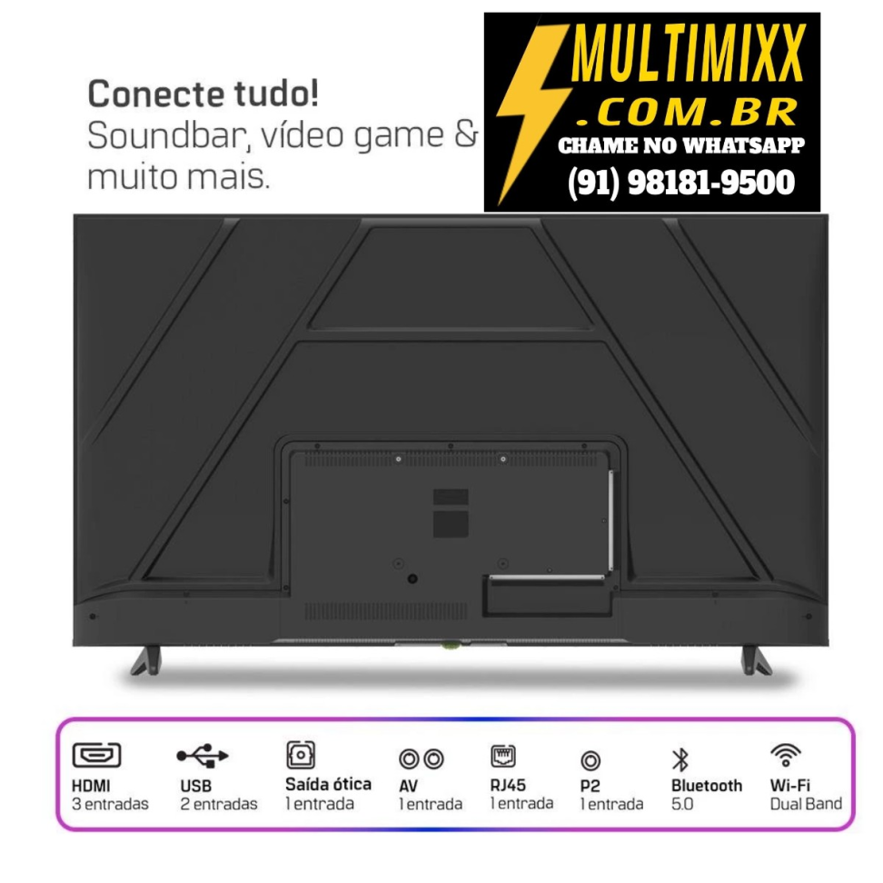 TV SMART HQ ANDROID 4K 65 POLEGADAS BIVOLT. - #3