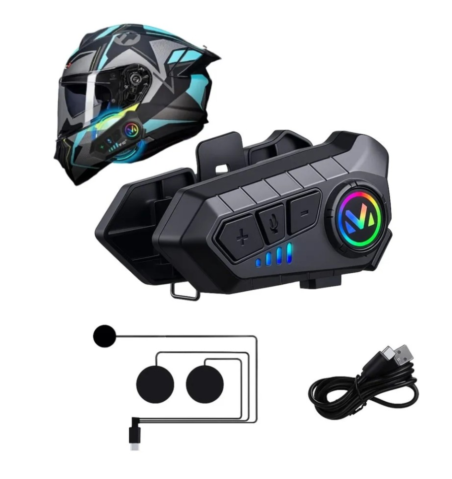 FONE DE OUVIDO PARA CAPACETE DE MOTO BLUETOOTH CELULAR/CARONA. - #5