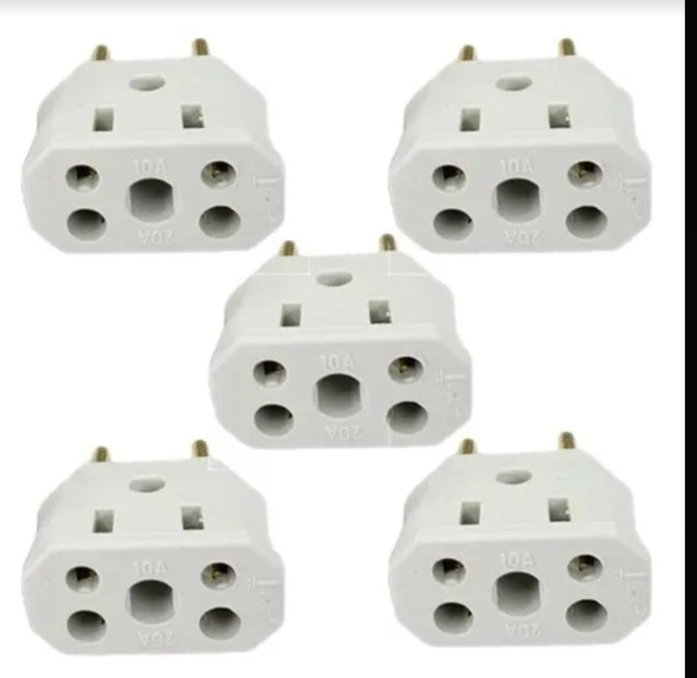 ADAPTADOR DE TOMADA BOB ESPONJA 10/20 A. - #1