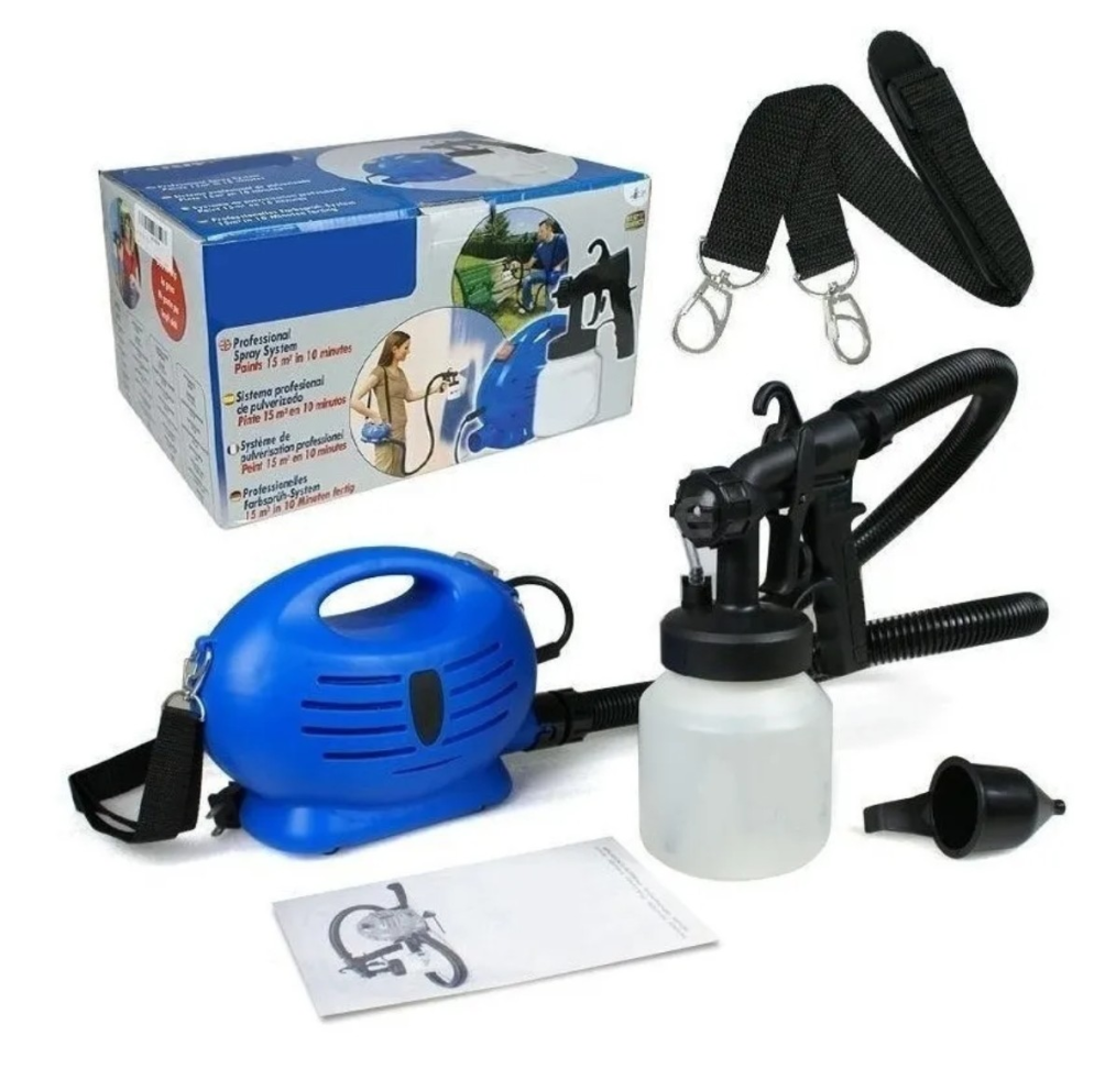 PULVERIZADOR DE TINTA ELÉTRICO PISTOLA DE PINTURA 650 WATTS 127 VOLTS COM MANGUEIRA EXTENSORA. - #2