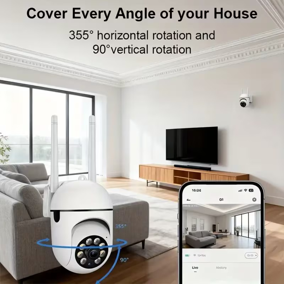 CÂMERA DE SEGURANÇA WI-FI 350° INTERNO/EXTERNO FULL HD. - #2