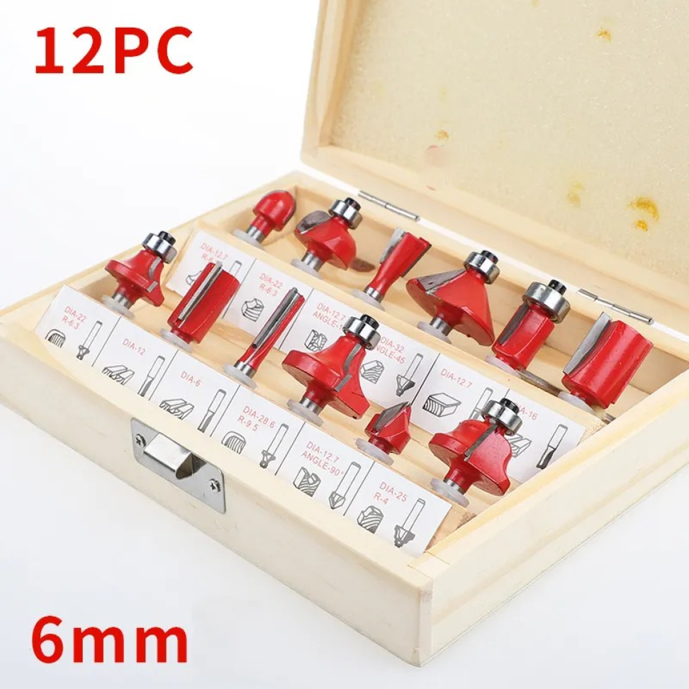 JOGO DE FRESAS PARA TUPIA, AÇO CARBONO 12 PEÇAS. - #2