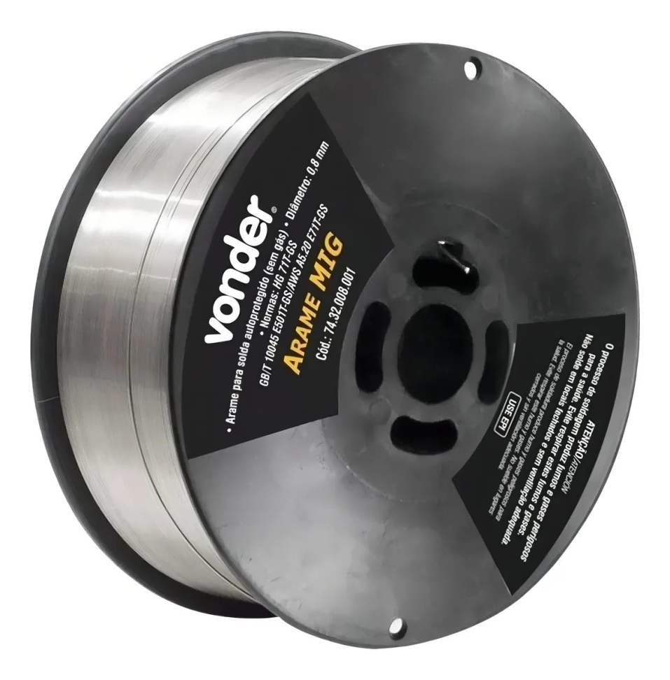 ARAME PARA SOLDA MIG O,8MM VONDER 1 KG