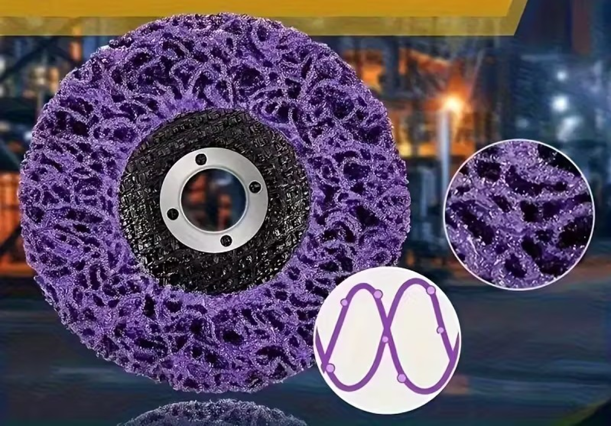 DISCO FIBRA SILÍCIO REMOVEDOR DE TINTA,  FERRUGEM E OUTROS 100MMX7/8. - #4