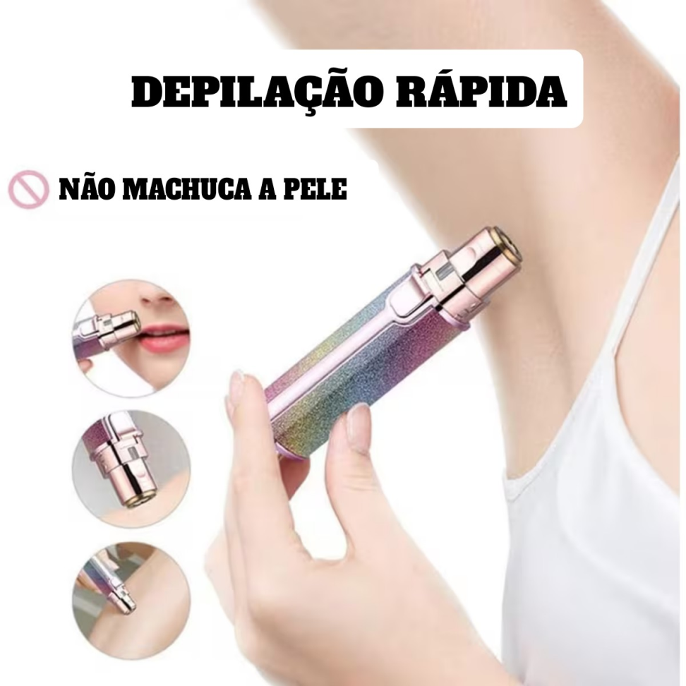 APARADOR DE PÊLOS E SOMBRANCELHAS RECARREGAVEL.