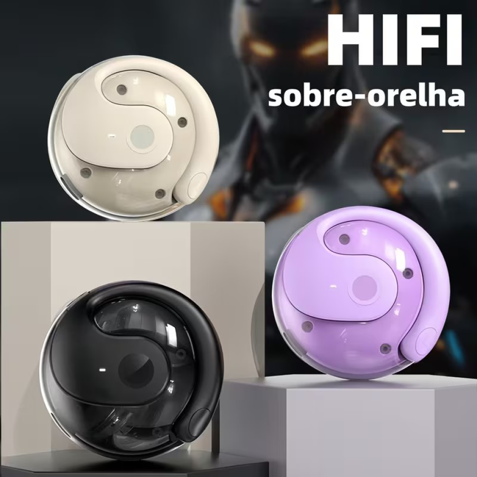 FONE DE OUVIDO SEM FIO PARA ESPORTES. FIXAÇÃO SOBRE AS ORELHAS - #3