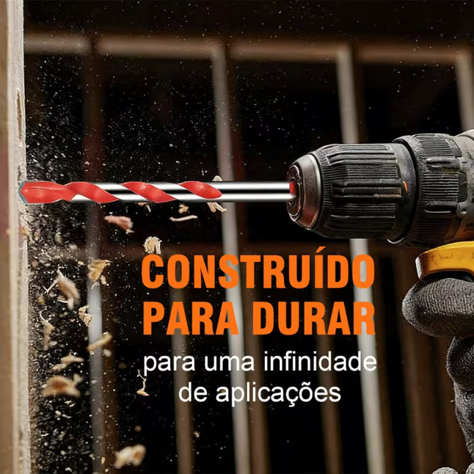 KIT BROCAS 7 PEÇAS 3-12MM MULTIMATERIAL - #3