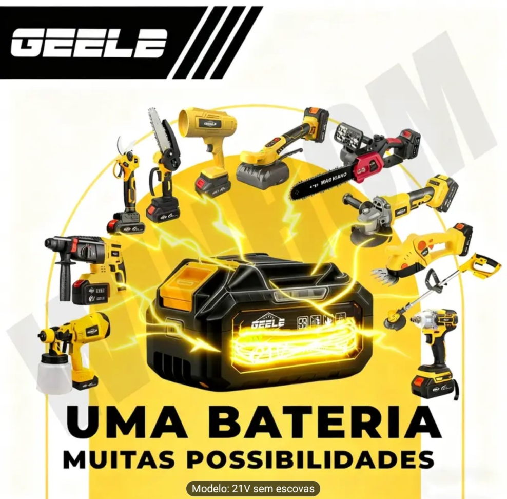 ESMERILHADEIRA A BATERIA 21 VOLTS COM 2 BATERIAS. - #4