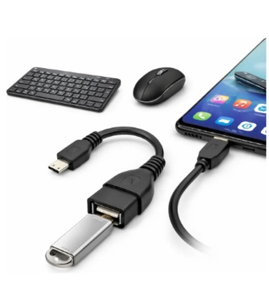 Adaptador Otg Usb Tablet Celular Motorola Samsung Pendrive V8/Tipo C / Iphone