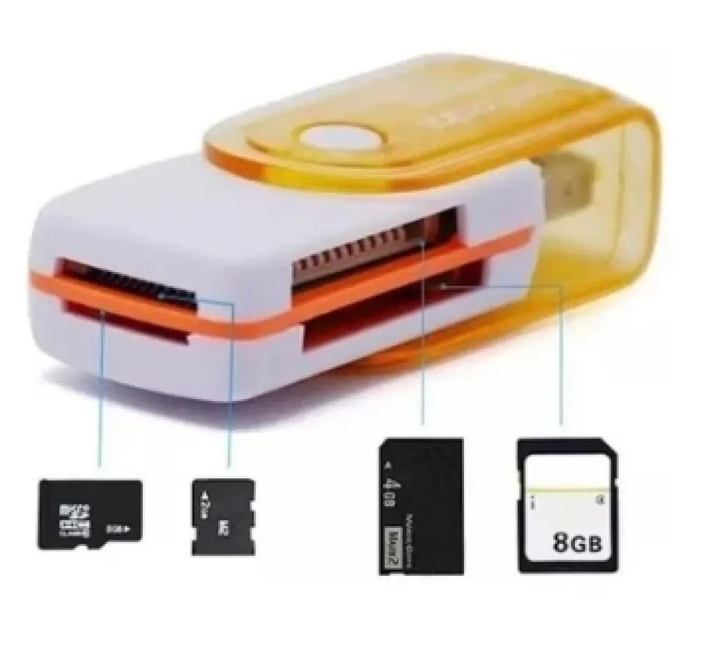 Leitor & Gravador Cartão Memória Adaptador Universal