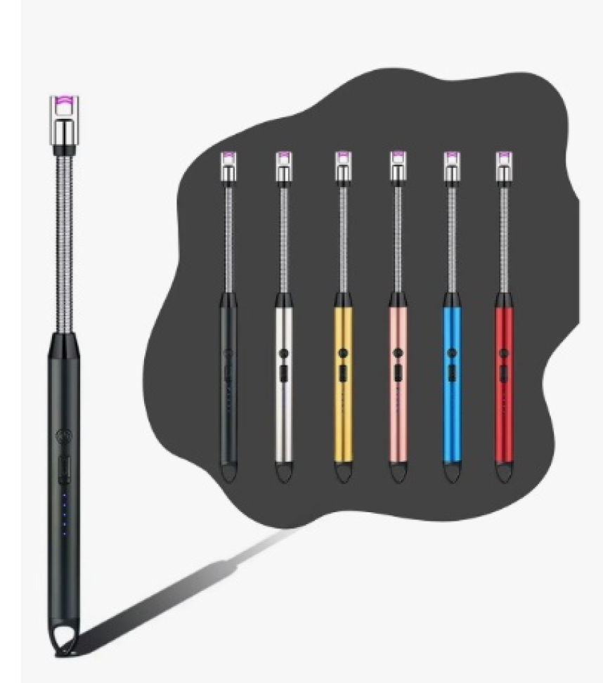 Acendedor Eletrônico Fogão Velas Flexível Recarregável Usb C Preto - #7