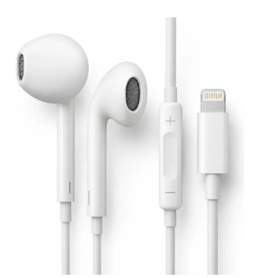 Fone de Ouvido Compatível Com Iphone  Microfone chip Não precisa de Bluetooth Com Fio Isolamento de Ruidos