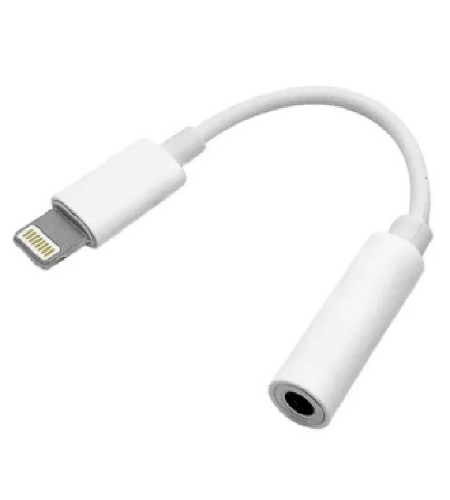 Cabo Adaptador Lightning P/ P2 Fone Celular iPhone