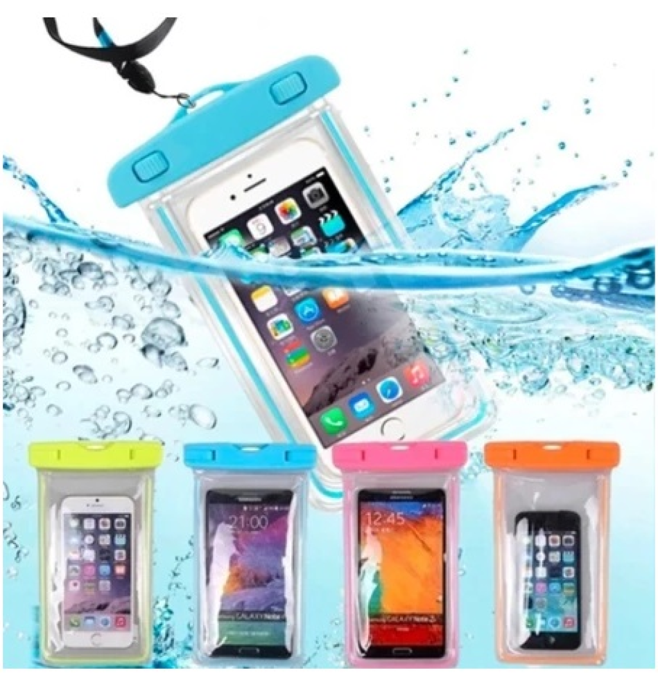 Bolsa Capa à Prova d’Água para Celular – Com Touchscreen Funcional - Inclui Cordão 01