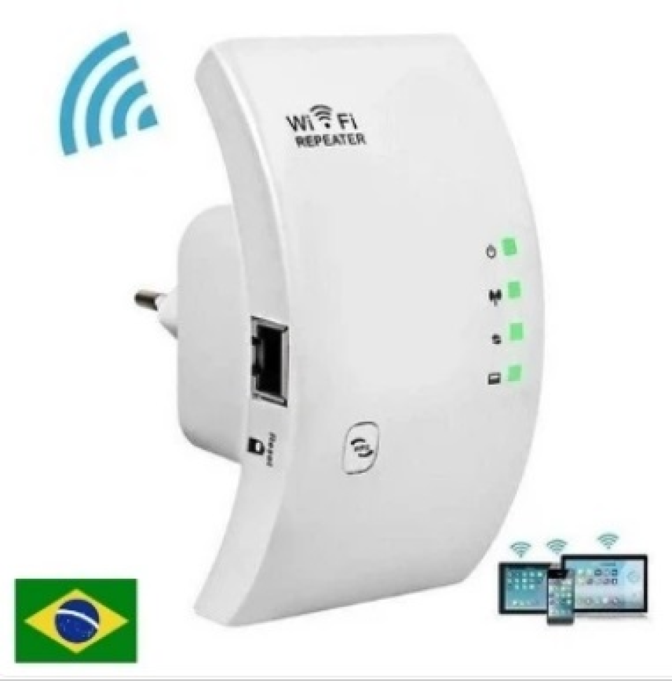 Repetidor Sinal Wifi Expansor amplificador wifi Wireless aumenta sinal wi-fi