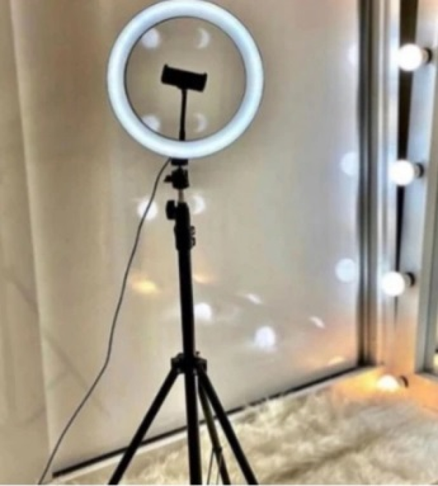 Ring Light Iluminador 10 Polegadas Com Tripé De 2.10 Metro