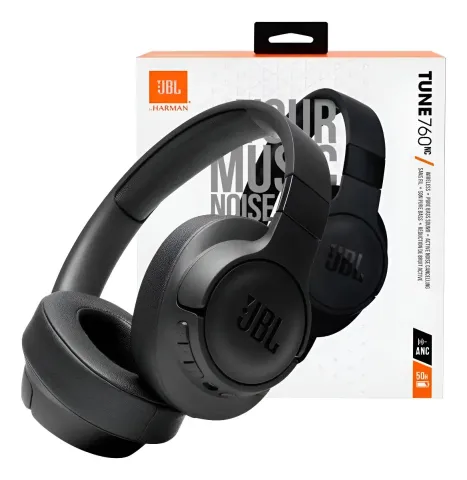 Fone de Ouvido Sem Fio JBL Tune 760 Preto