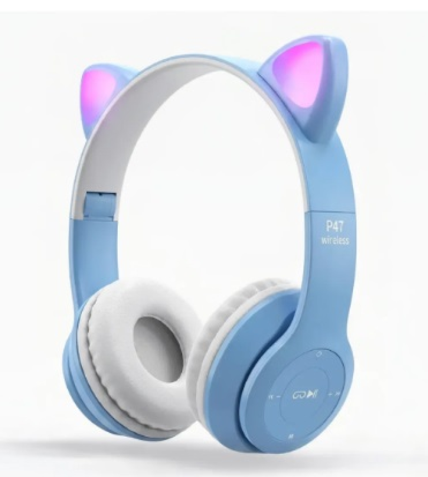 Fone De Ouvido Gatinho Sem Fio - Bluetooth Com Led - #6