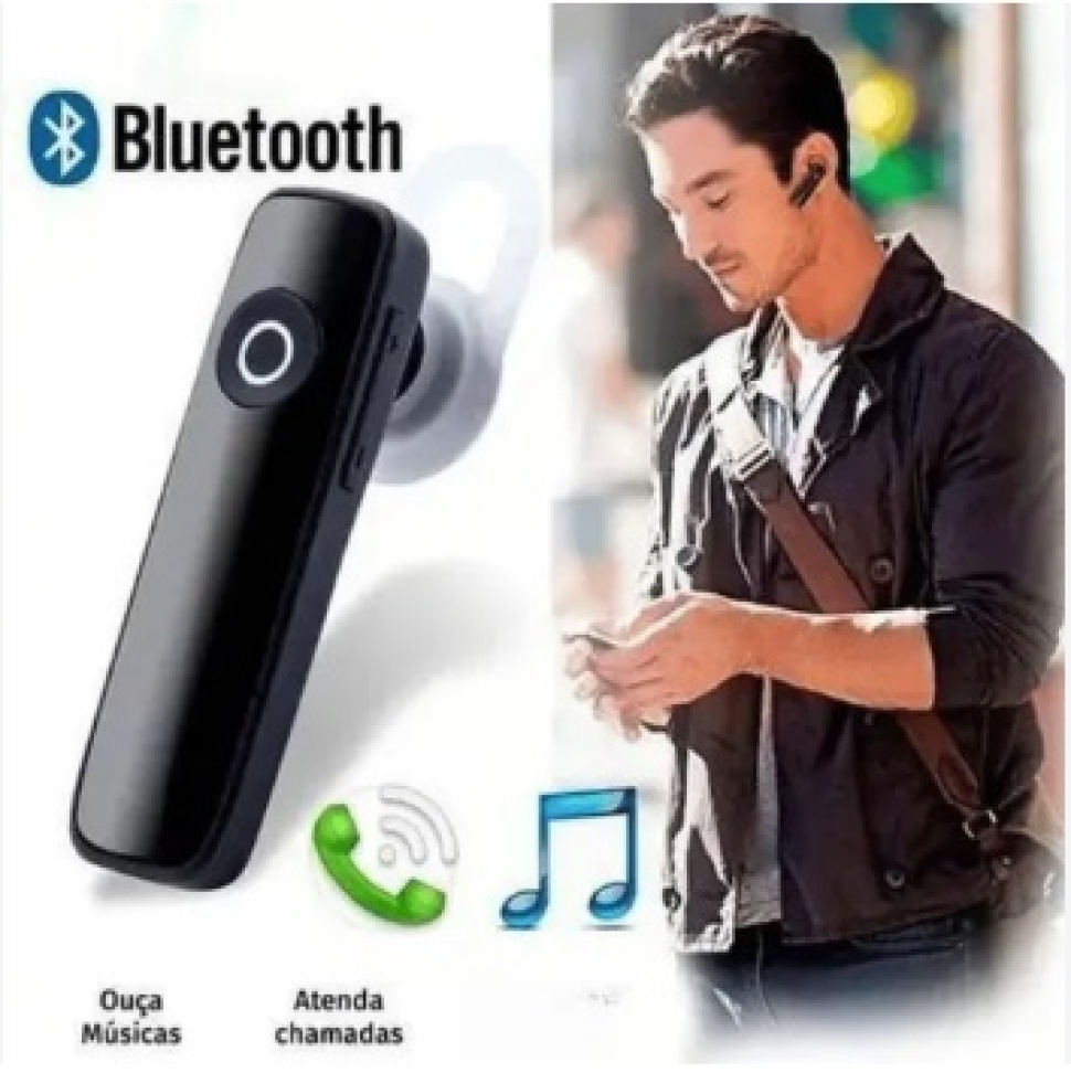 Novo Mini Fone Ouvido Bluetooth Versão 4.1 Universal Orelha