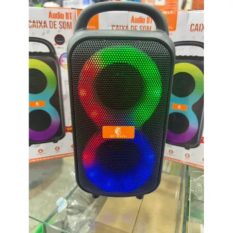 Super caixa de som Hsul Hsy-2301 Bluetooth fm pendrive com jogo de luz led