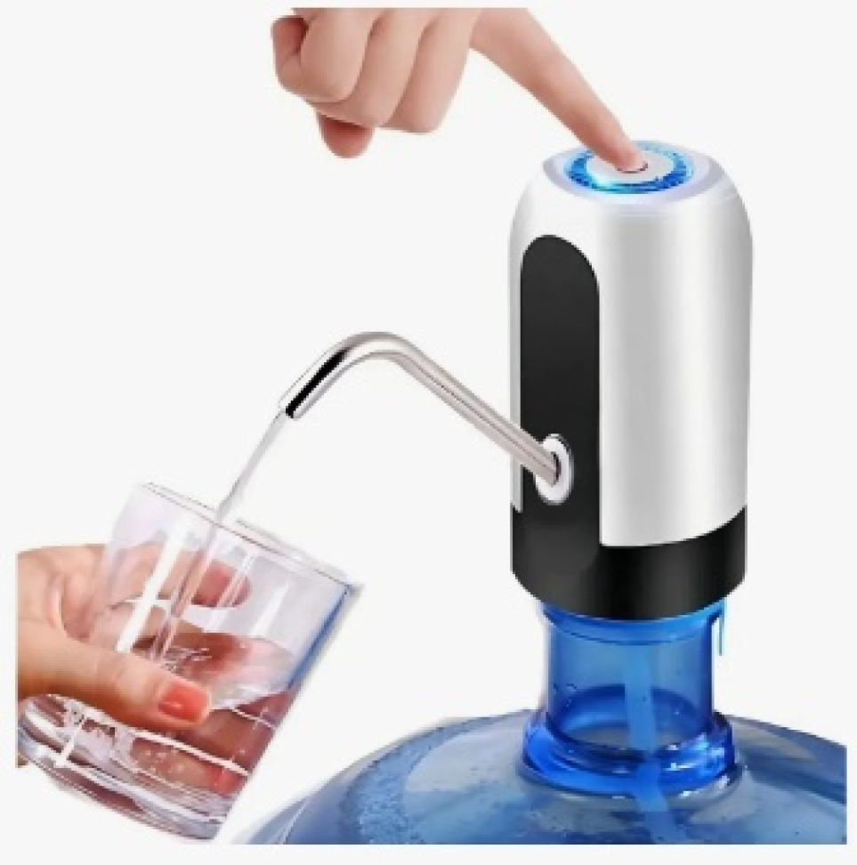 Bomba Elétrica Automática YoZI para Galão de Água 5 10 20L USB Recarregável