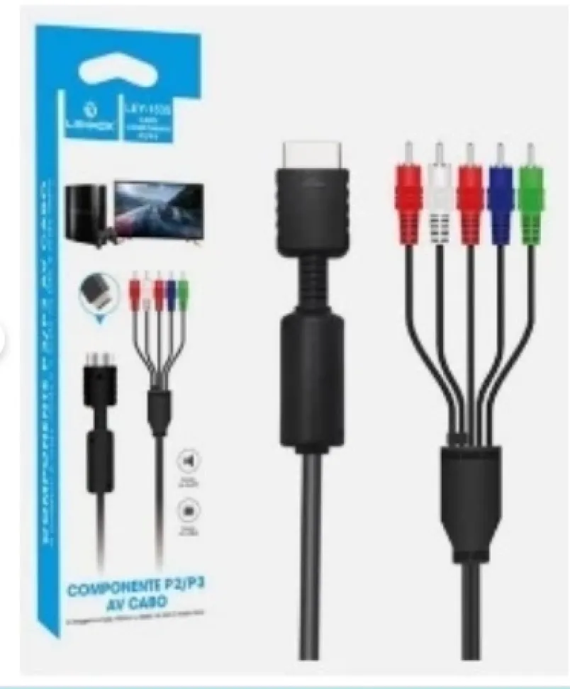 CABO PARA PLAYSTATION PS3 AÚDIO E VÍDEO RCA IT BLUE LE-1018