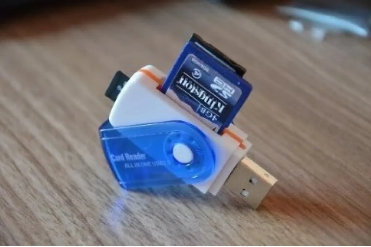 Leitor & Gravador Cartão Memória Adaptador Universal