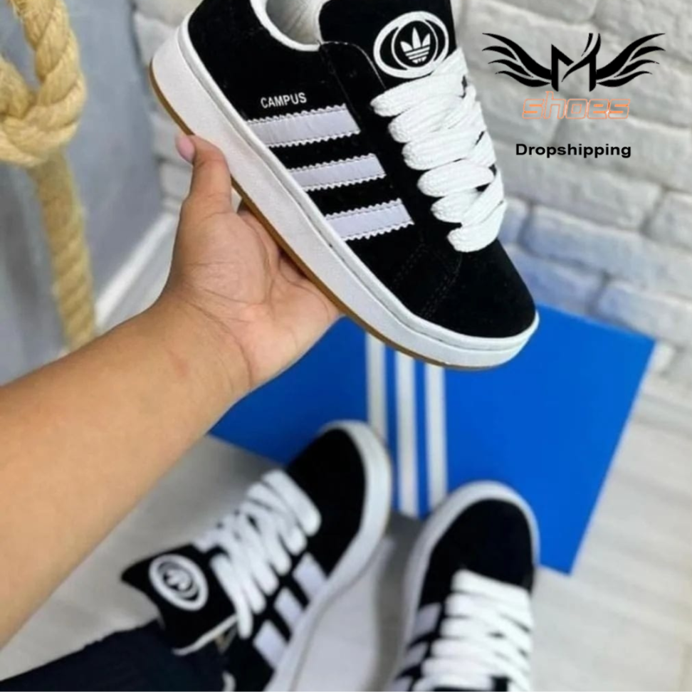 ADIDAS CAMPUS PRETO/BRANCO - #7