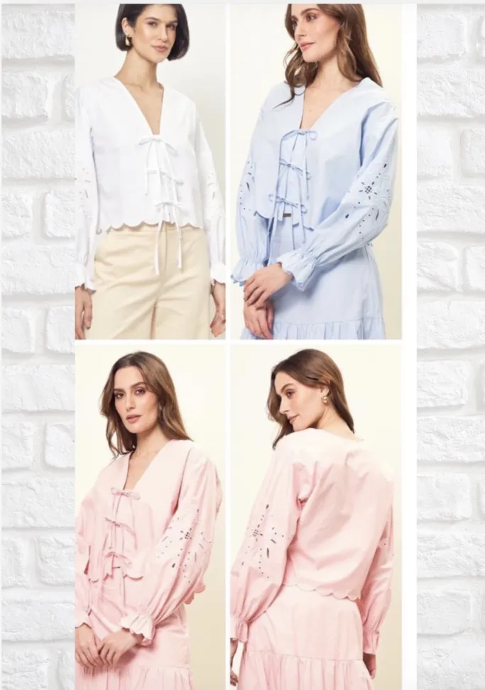 Camisa algodão bordado - #1