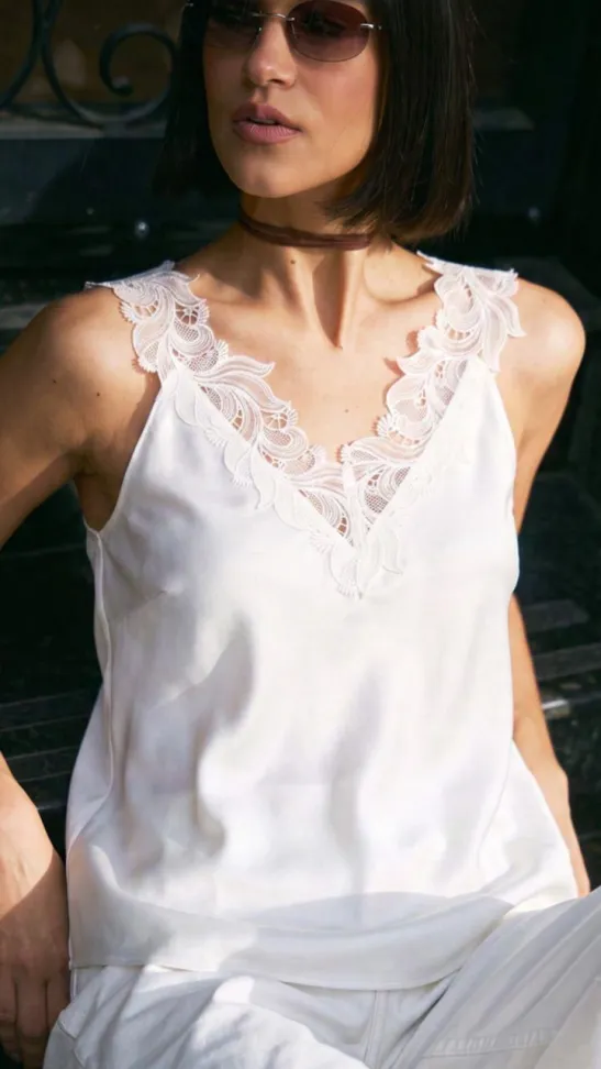 Blusa godê renda decote - #1