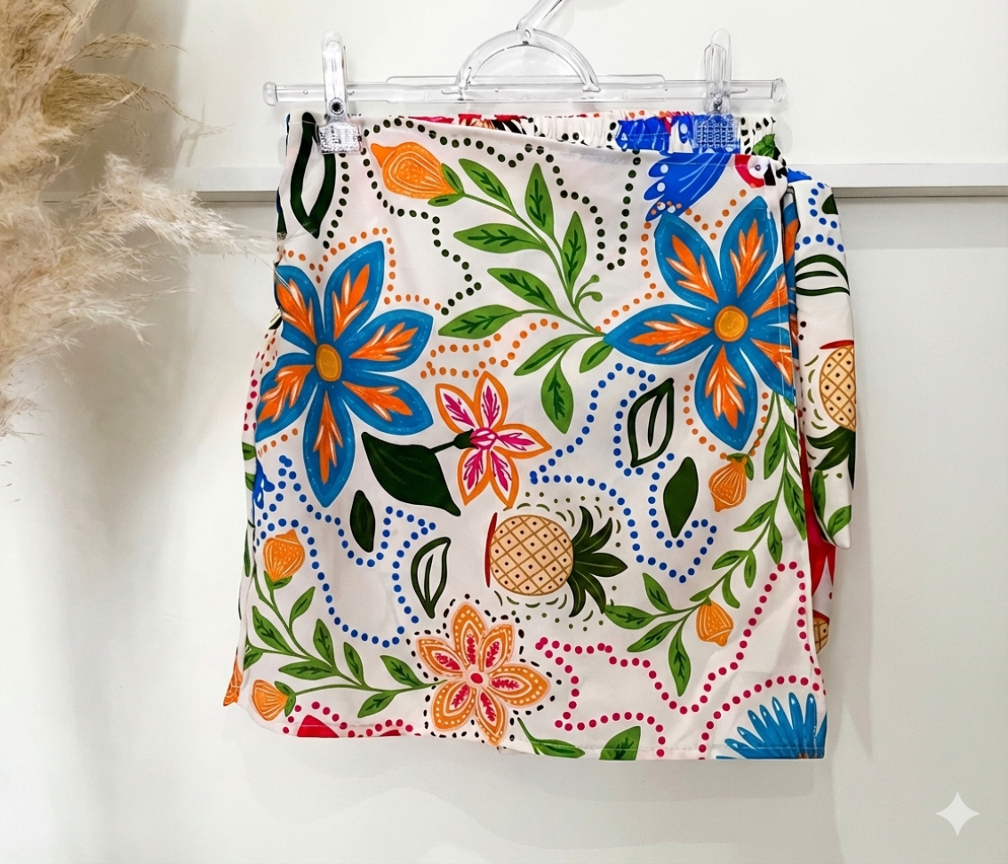 Short Saia Estampado - #1
