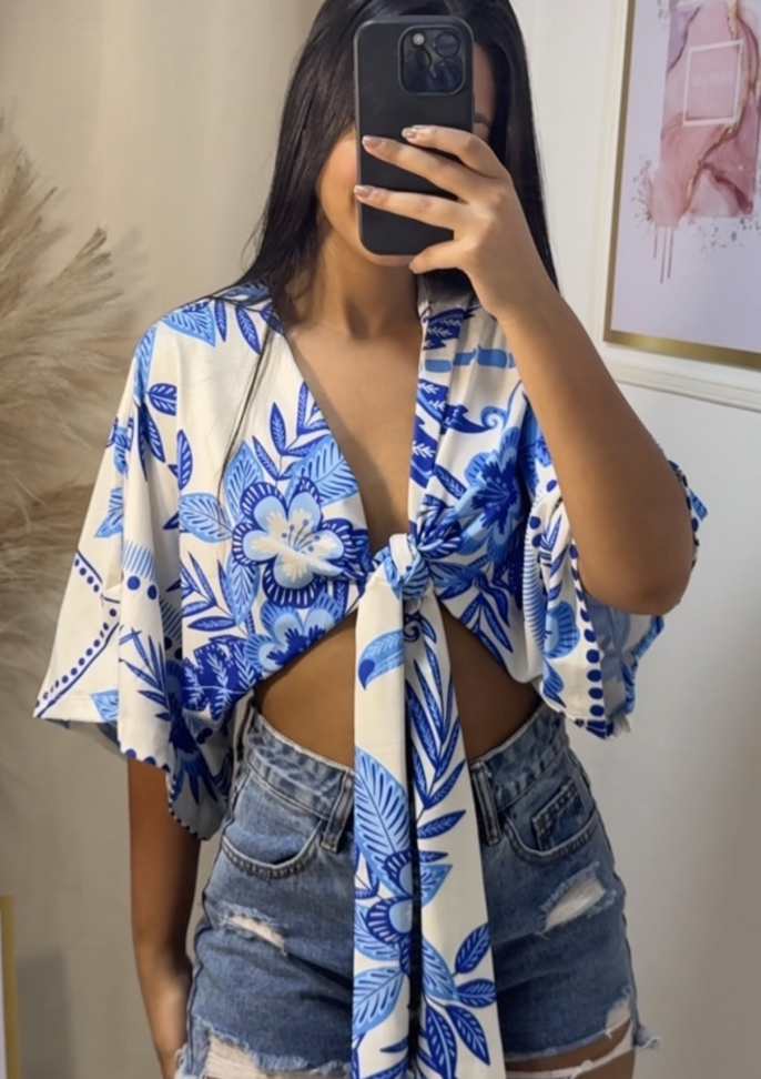 Blusa Morcego Estampa