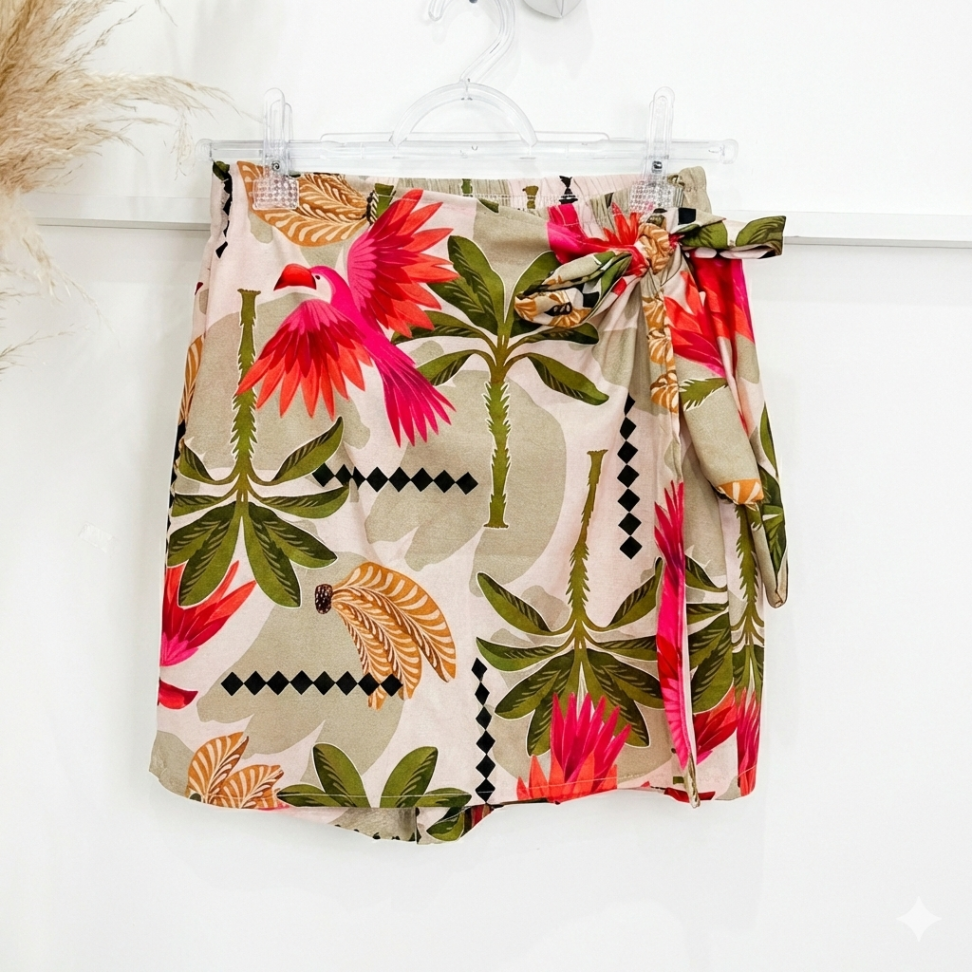 Short Saia Estampado - #1