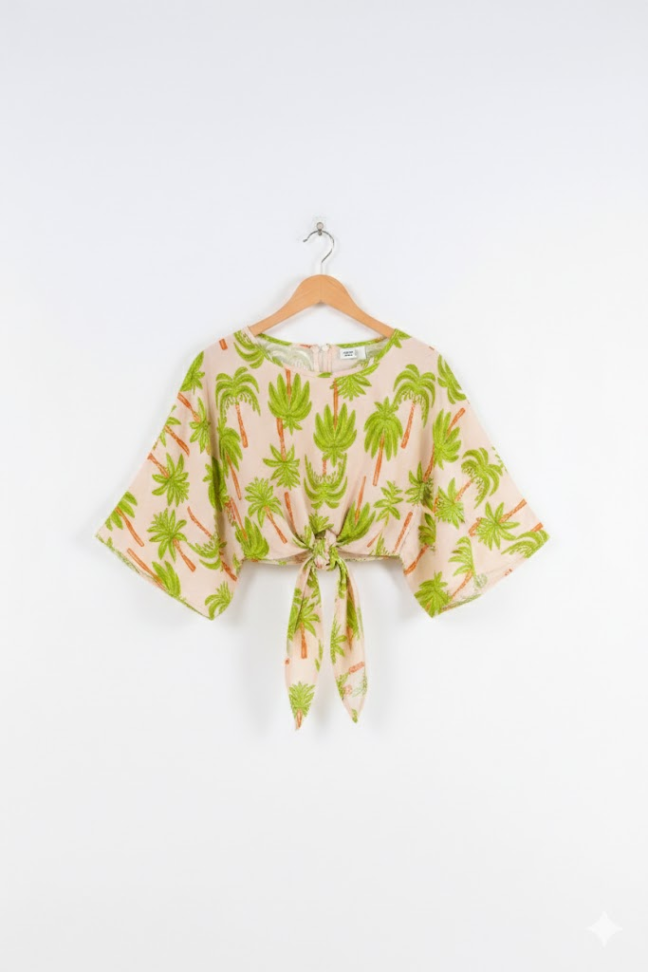 Cropped   viscolinho premium  Veste até 42 Alta saída no atacado