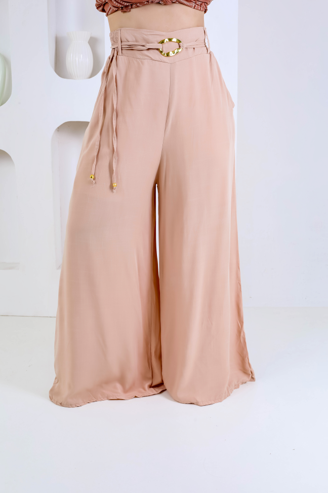 Blusa amarração e pantalona cinto - #3