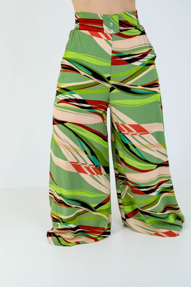 Calça pantalona botão  Viscolinho Veste até 42/44 Alta saída no atacado