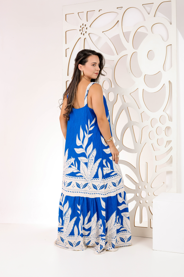 Vestido longo viscolinho premium  Veste até 42/44 Alta saída no atacado - #3