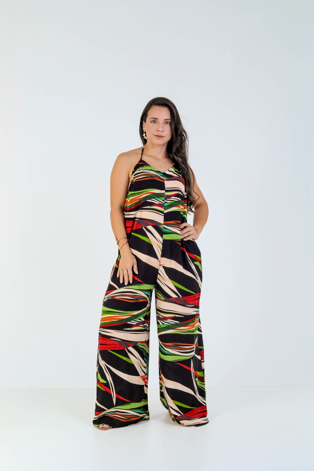 Macacão  Viscolinho Veste até 42/44 Alta saída no atacado