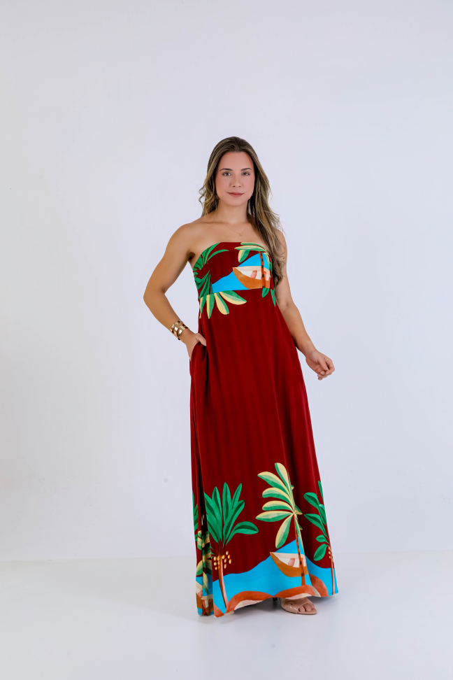 Vestido longo viscolinho premium  Veste até 42/44 Alta saída no atacado